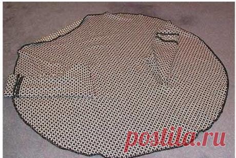 ​Накидка-пальто своими руками за полчаса