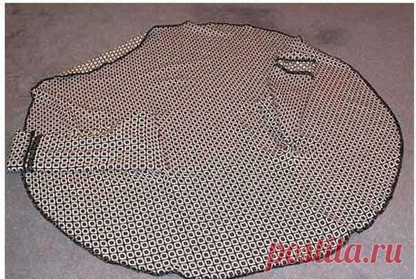 ​Накидка-пальто своими руками за полчаса