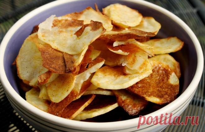 Как быстро приготовить невредные чипсы дома, которые можно давать без опаски детям . Милая Я