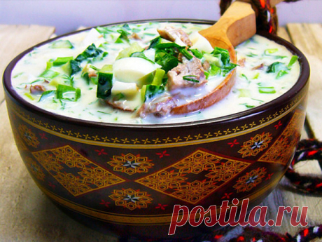 ОКРОШКА ИЛИ ЛЕТНИЕ СУПЧИКИ
рецепты на любой вкус

1) "Свекольник - Хлодник" или червона окрошка 
2) Окрошка "Фитнес-лайт!" 
3) Окрошка "Ашхабадская" 
4) Окрошка на лимонном соке
5)  Окрошка на айране  
6) Гаспачо или испанская окрошка

=========================================================

1 "Свекольник - Хлодник" или червона окрошка
---------------------------------------------------------------------

ИНГРЕДИЕНТЫ

Консервированная свекла (стоит копейки, продаётся в с...
