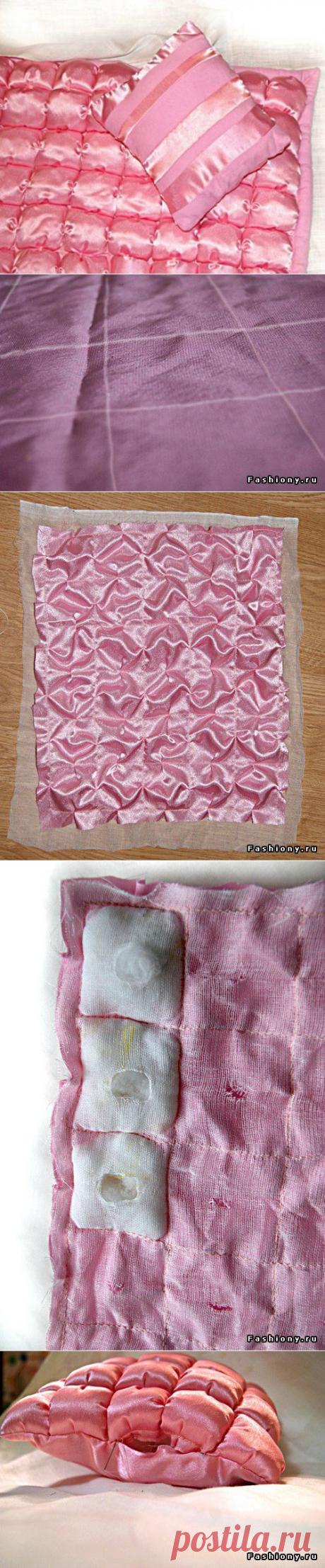 Шьем декоративное одеяло и подушку. Мастер-класс.