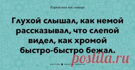 Остроумные еврейские пословицы, которые добавят Вам мудрости!