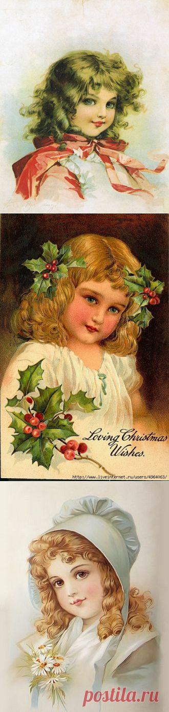 Очаровательные девочки / Картинки для декупажа / PassionForum - мастер-классы по рукоделию