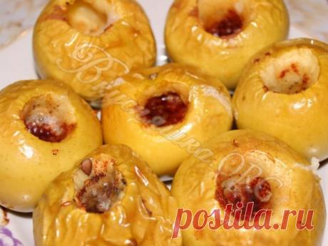 Запеченные яблоки с медом и корицей. Рецепт с фото