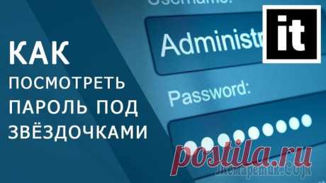 Как посмотреть пароль под звездочками (точками)
