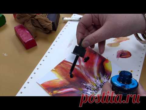 Encaustic Blumentechnik 