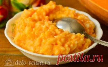 Рисовая каша с тыквой на молоке, пошаговый рецепт с фото