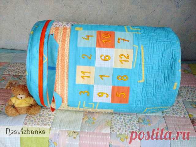 Несвижанка: Корзина-бочонок для игрушек