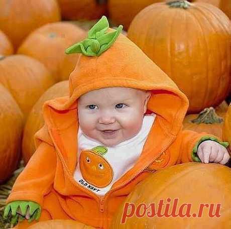 Новогодний костюм для малыша   Тыковка