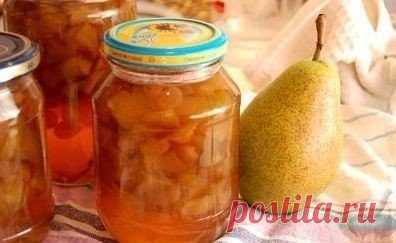 Царское грушевое варенье с лимоном