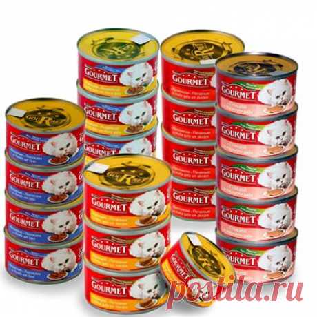 Gourmet (Гурме) корм для кошек консерва 195гр