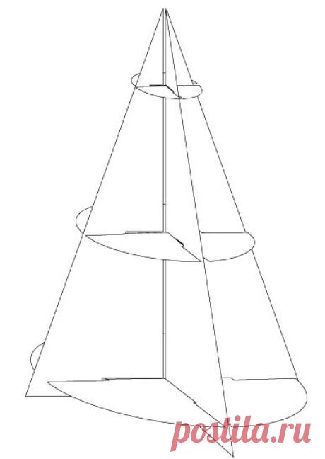 Eco Friendly Junk Makeover: Handmade Christmas Tree from old cardboard