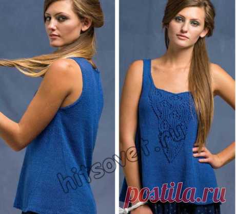 Топ модели спицами с описаниями и схемами вязания - Страница 4 из 32