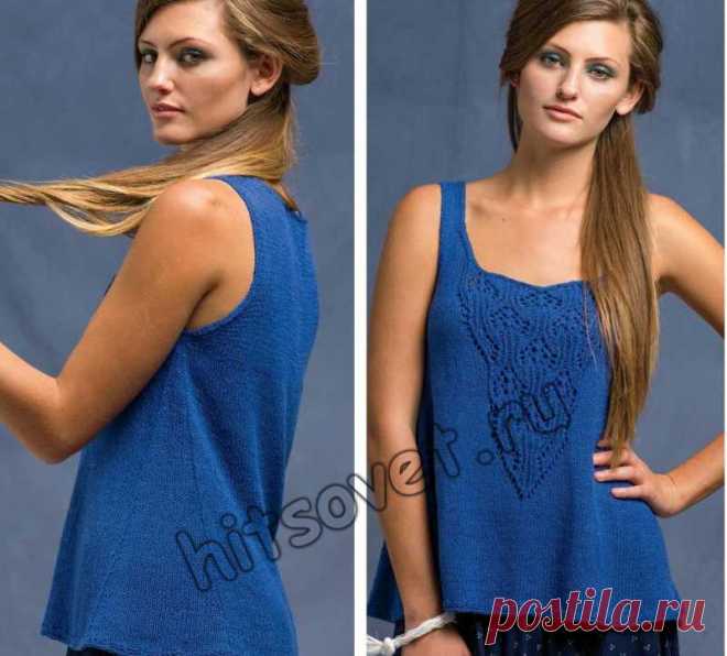 Топ модели спицами с описаниями и схемами вязания - Страница 4 из 32