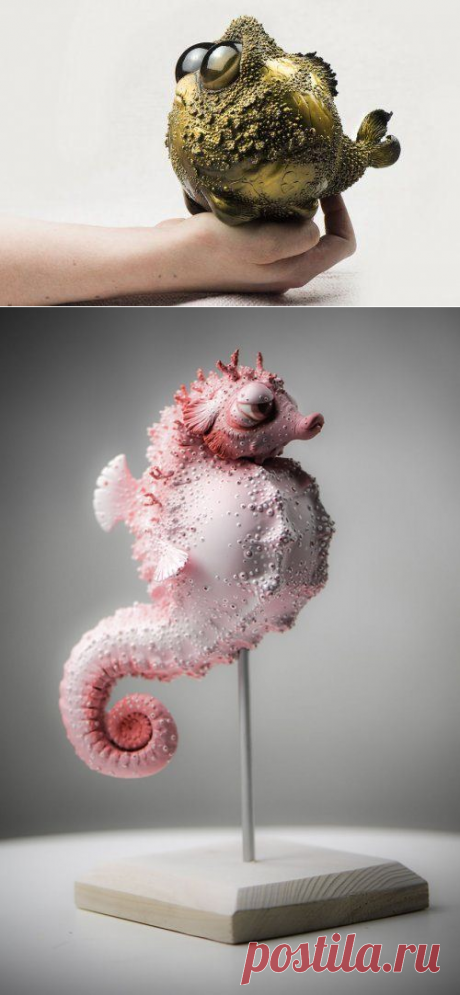 Невероятные подводные существа от Katyushka Art Dolls