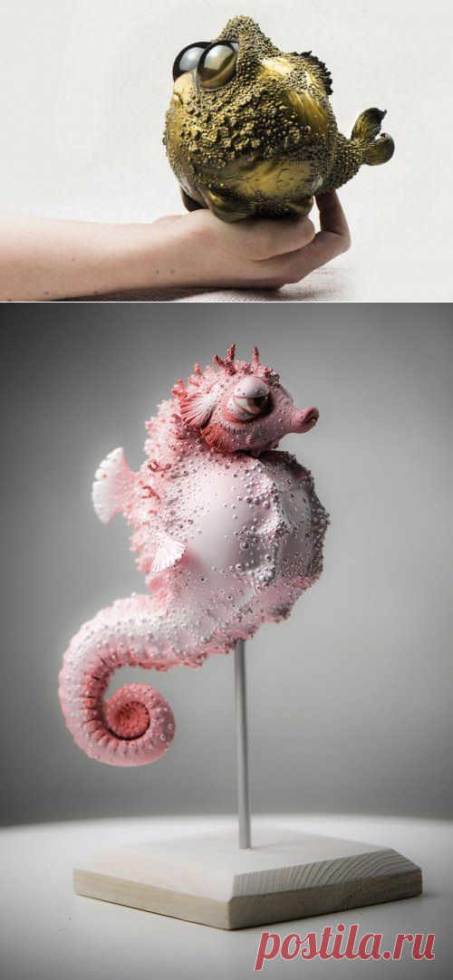 Невероятные подводные существа от Katyushka Art Dolls