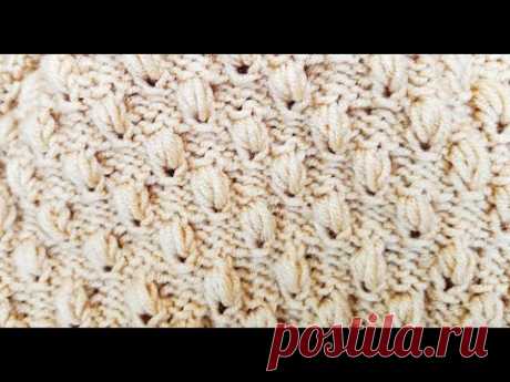 ‼️ШИШЕЧКИ візерунок спицями #crochet