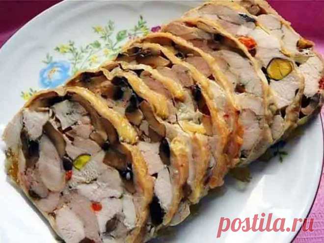 Как приготовить праздничный рулет