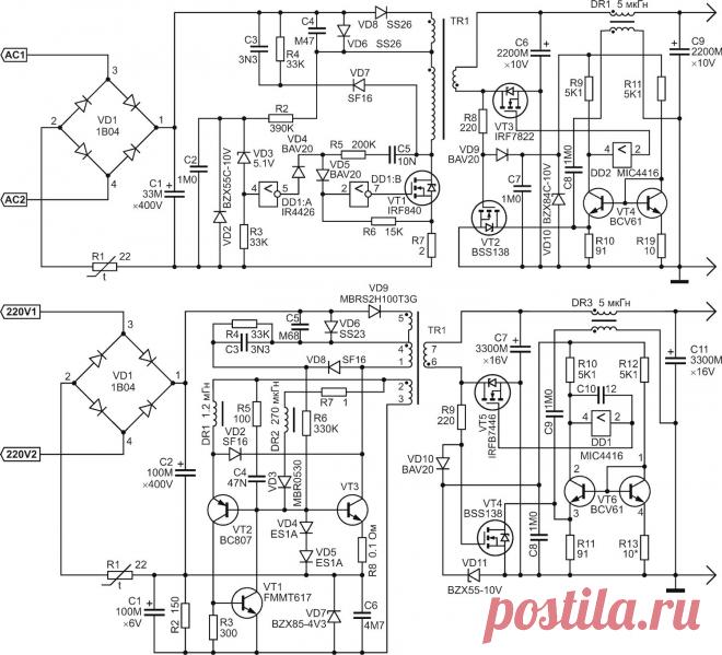 Сравнительные испытания ключевых транзисторов разного типа