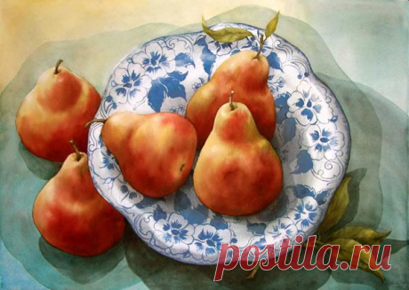 Груши в Наполеона блюдо | Ева Бройер арт-дилер