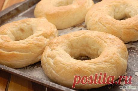 Как испечь бейглы - wikiHow