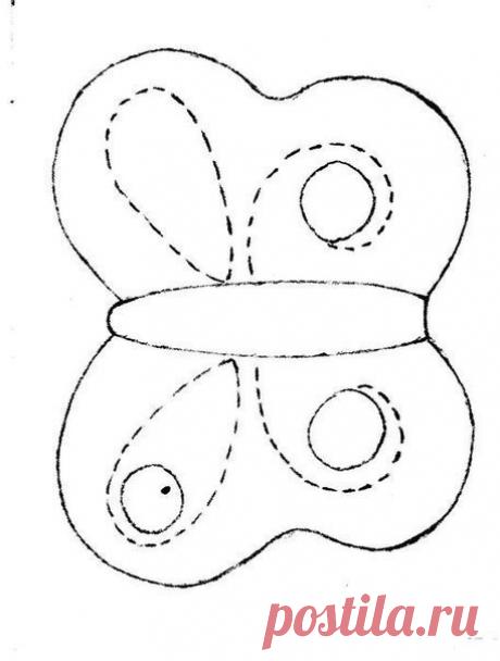 Прихватка-бабочка