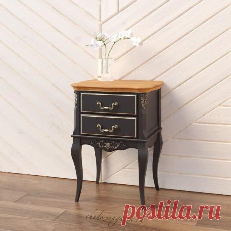 Прикроватная тумба классика на ножках – черный/ясень купить по цене 48 750 руб. в Москве — интернет магазин chudo-magazin.ru
