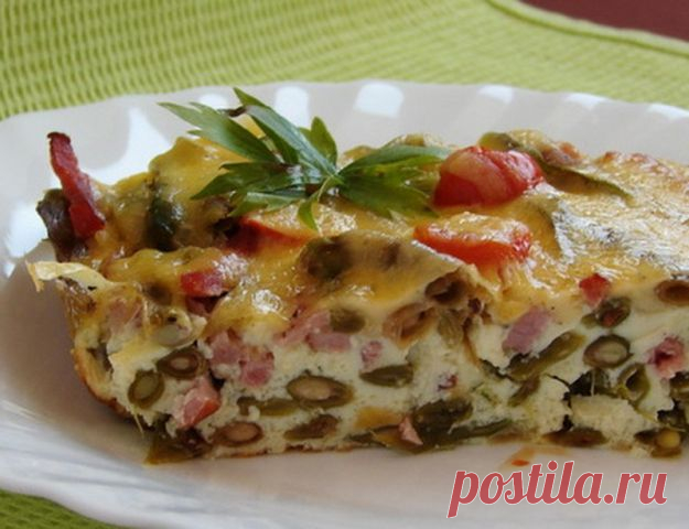 Омлет с овощами - Рецепты от Daily-menu.ru - Daily-menu.ru