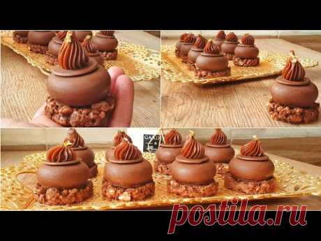 la délicieuse boule prestige🇩🇿🇩🇿 حلوى بريستيج بالشوكولا 🍫من بقايا الحلويات  (كور و ديكور  )