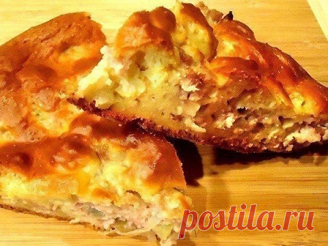 Пирог с мясом «БЫСТРЕЕ И ЛЕГЧЕ НЕ БЫВАЕТ»