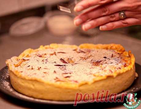 Заливной яблочный тарт – кулинарный рецепт