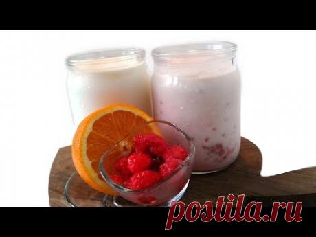 Мацони Фруктовое со Вкусом Малины и Апельсина