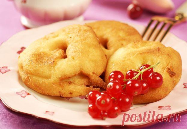 Яблочные пончики