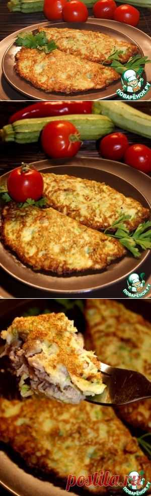 "Чебуреки" из кабачков - кулинарный рецепт