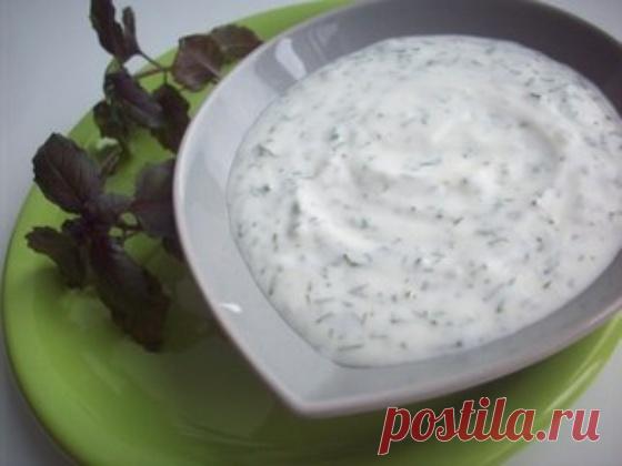 Укропно-йогуртовый соус для рыбы - Кулинарный рецепт - Повар в доме