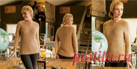 Джемпер женский ажурный Gibraltar Henley