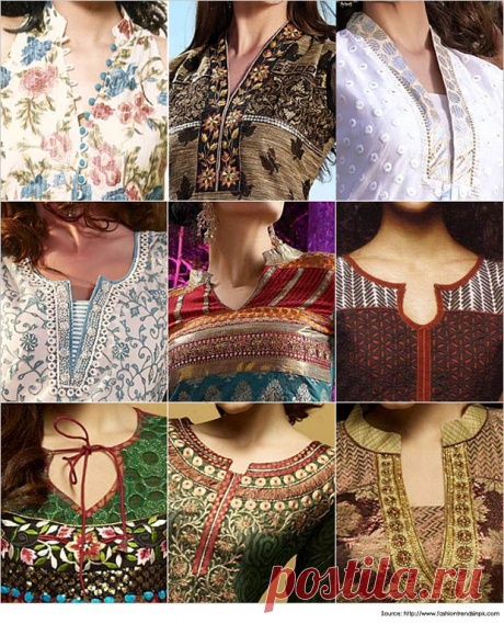 Salwar костюм шеи Дизайн | Salwar Neck Designs
