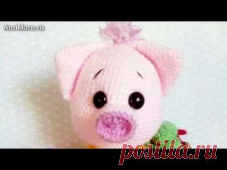 Амигуруми: схема Поросенок Яша. Игрушки вязаные крючком - Free crochet patterns.