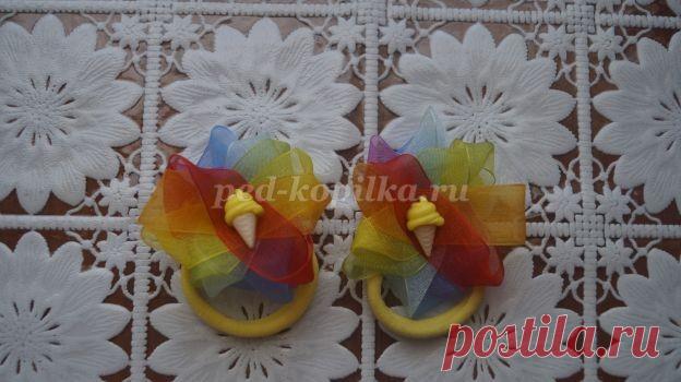 ​Резинка для волос из капроновых лент