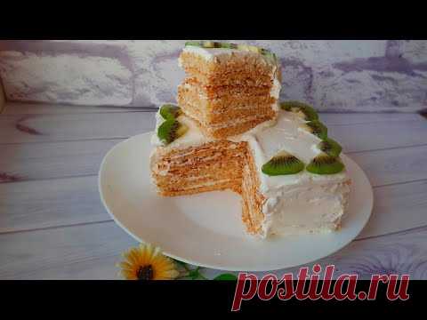 ТОРТ ИЗ СГУЩЕННОГО МОЛОКА │ МОЛОЧНАЯ ДЕВОЧКА СО СЛИВОЧНЫМ КРЕМОМ - YouTube