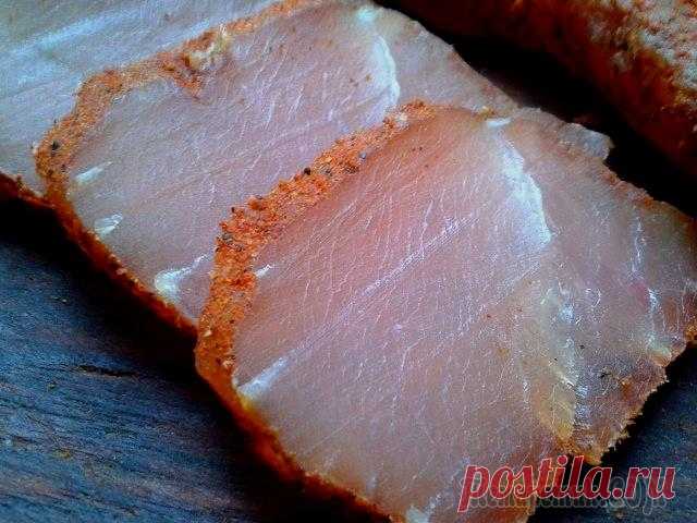СЫРОВЯЛЕНАЯ КУРИНАЯ ГРУДКА, ПРОЩЕ НЕ БЫВАЕТ!