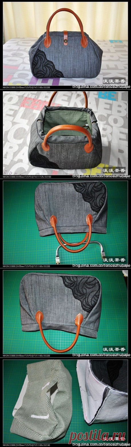 Как сшить практичную сумку из плотной ткани — Рукоделие