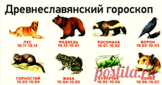 Древнеславянский гороскоп