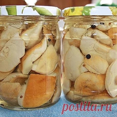 Маринованные грибы в ароматном маринаде !