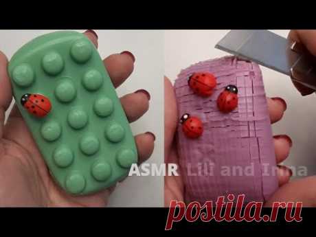 SOAP  Carving ASMR 😍 (no talking) SATISFYING  ASMR Video✨ Relaxing Sounds - YouTube