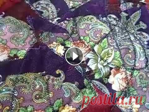 ЛОСКУТНОЕ ШИТЬЕ или ПЭЧВОРК (что сшить?) ЛОСКУТНОЕ ШИТЬЕ (что сшить?) В этом видео я показываю блок, собранный из лоскутов от платков. Рассказываю, как я его собирала. Прошу посоветовать, что...