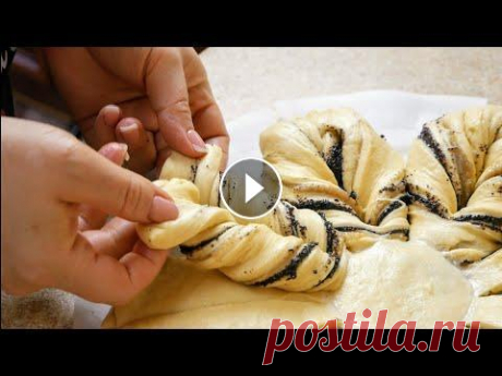 Воздушный и лёгкий сдобный ПИРОГ с маково-ореховой начинкой, цыганка готовит. Gipsy cuisine. Рецепт очень мягкого и вкусного сдобного пирога с начинкой,который мы снимали и готовили в прямом эфире. Многие из вас наблюдали за этим процессом! ==...