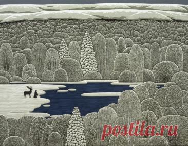 Любование природой...Китайский художник Юй Чэнъяо (1898–1993)