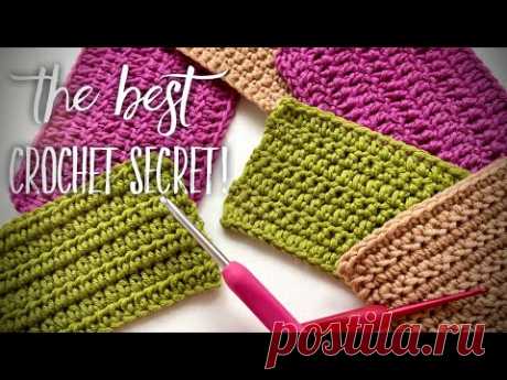 ЛУЧШИЙ СПОСОБ ВЯЗАНИЯ КРЮЧКОМ БЕЗ РЯДНОСТИ!👍 / THE BEST CROCHET SECRET! 💥💥💥