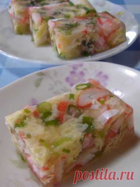 冷たい・おかず♪カニカマで☆寒天寄せ☆ by nokko.t [クックパッド] 簡単おいしいみんなのレシピが192万品